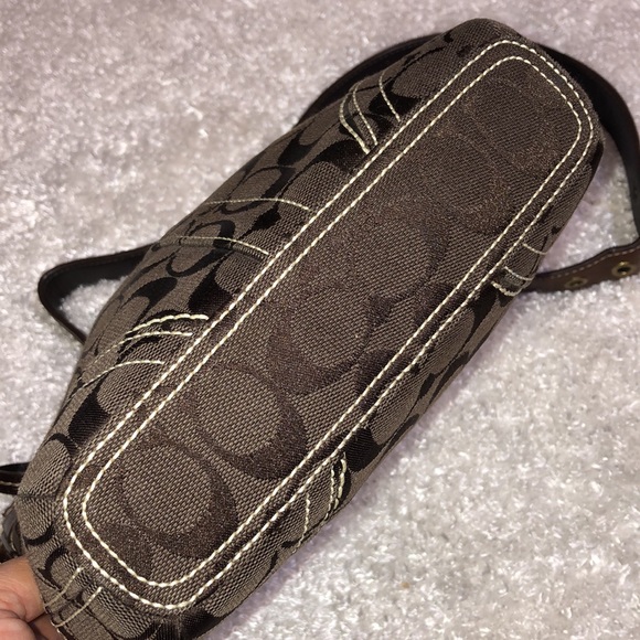 Coach Canvas/Leather Convertible Duffle Crossbody - Picture 6 of 12